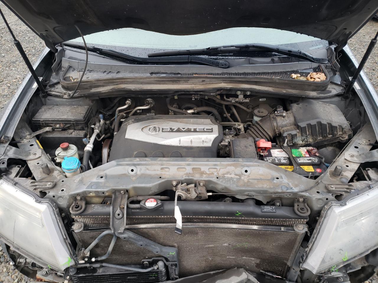 2007 Acura MDX VIN 2HNYD28407H548008 Copart auction photo, front end damage thumbnail 12