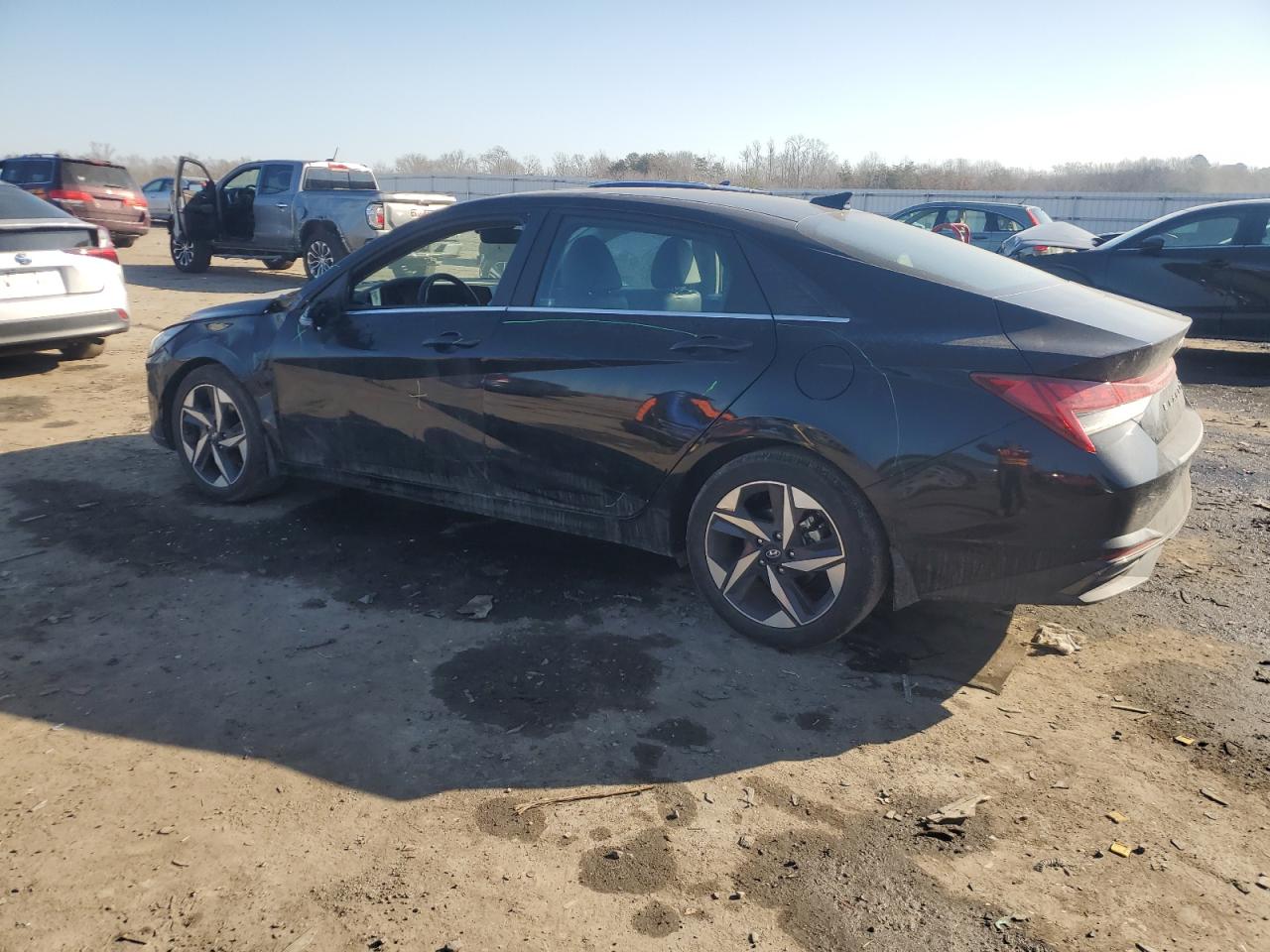 2023 Hyundai Elantra VIN KMHLP4AG2PU564369 Copart auction photo, front end / side damage thumbnail 2