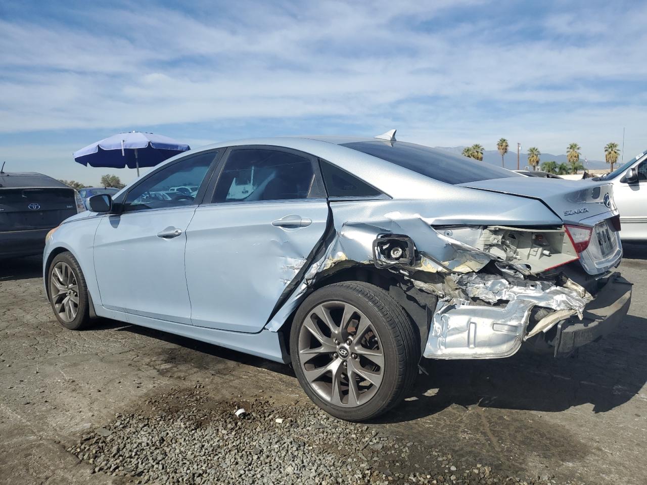 2011 Hyundai Sonata VIN 5NPEB4AC2BH117830 Copart auction photo, rear end / side damage thumbnail 2