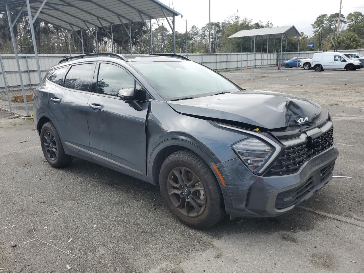 2024 KIA Sportage VIN 5XYK7CDF0RG231833 Copart auction photo, front end damage thumbnail 4