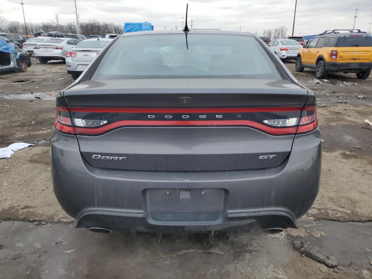 2016 Dodge Dart VIN 1C3CDFEB9GD551162 Copart auction photo, undercarriage damage thumbnail 6