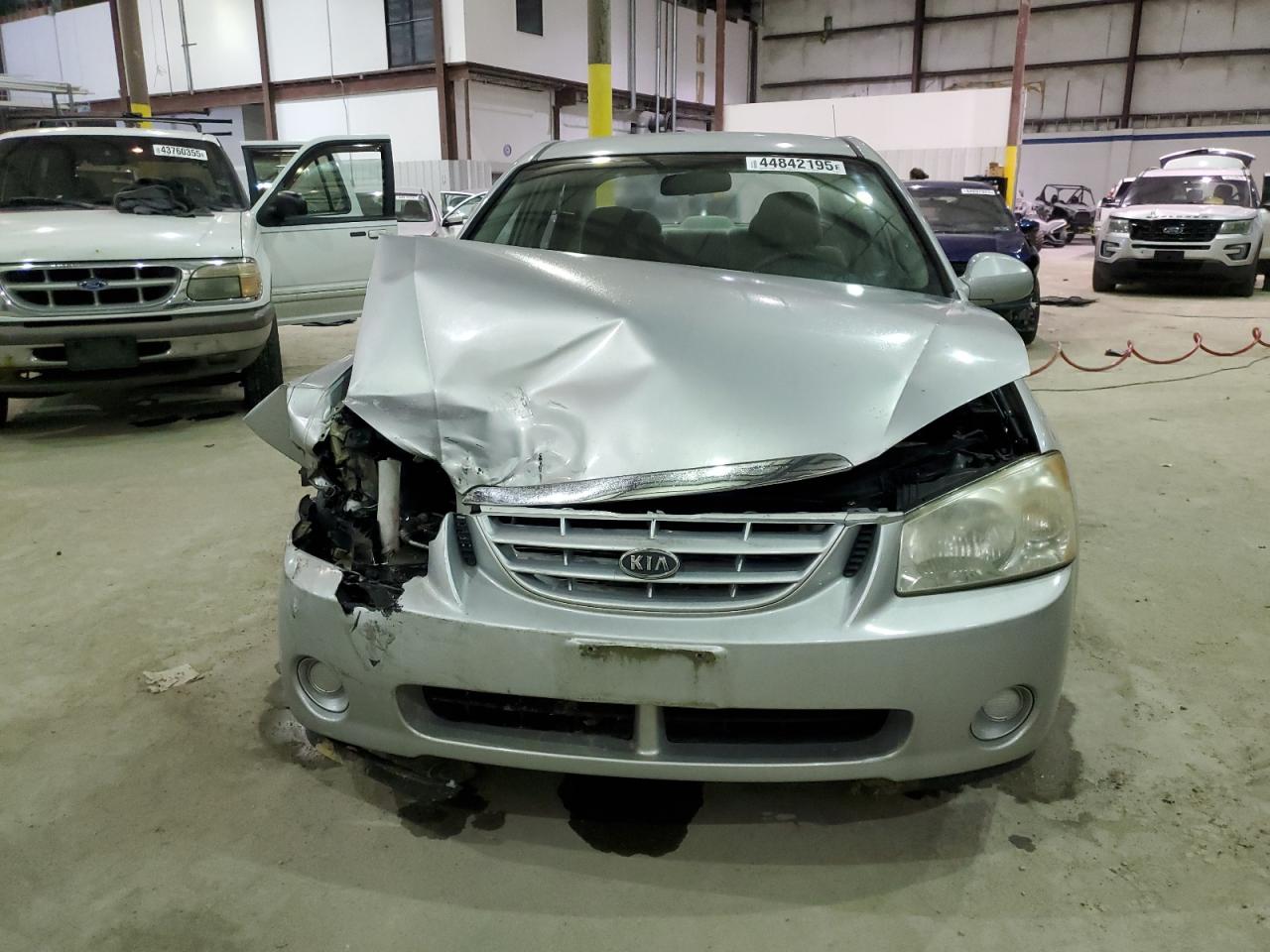 2006 KIA Spectra VIN KNAFE121065302033 Copart auction photo, front end damage thumbnail 5