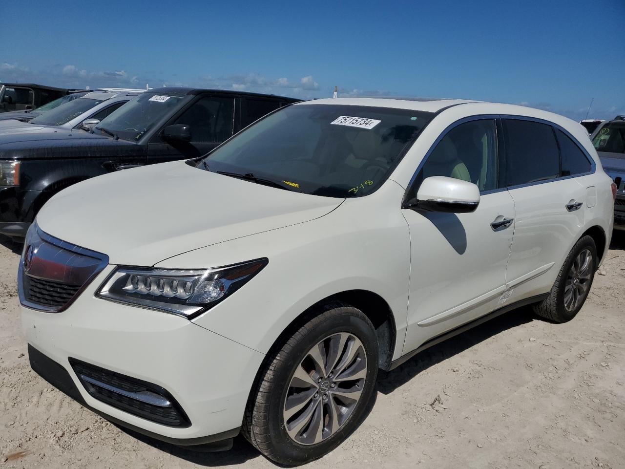 2015 Acura MDX VIN 5FRYD3H49FB002600