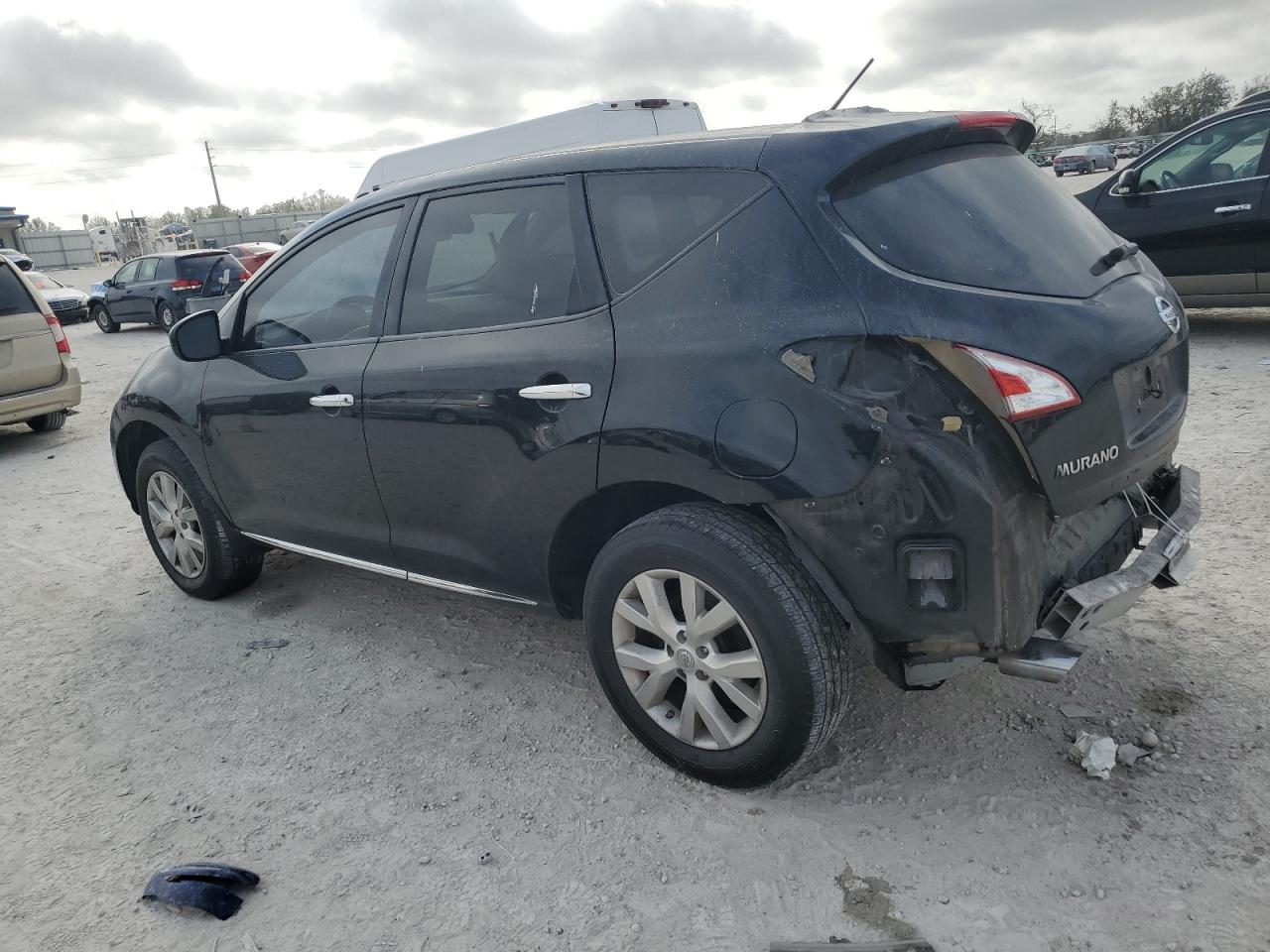 2014 Nissan Murano VIN JN8AZ1MU4EW409057 Copart auction photo, rear end damage thumbnail 2