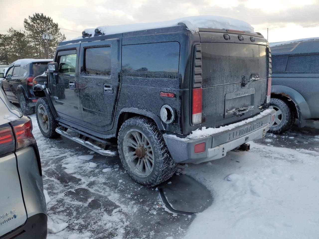 2008 Hummer H2 VIN 5GRGN23898H105094 Copart auction photo, all over damage thumbnail 2
