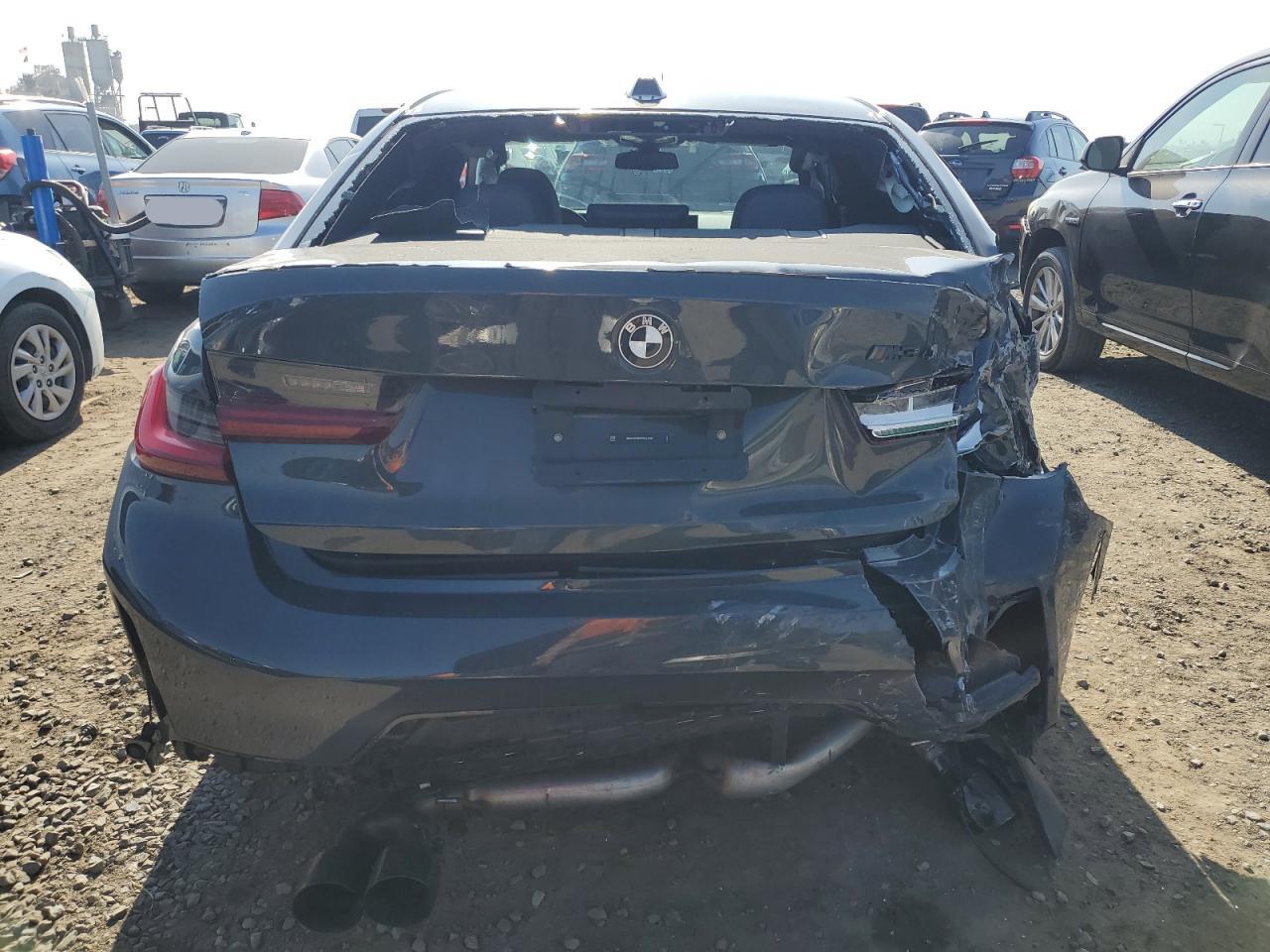 2023 BMW M3 VIN 3MW49FS00P8D41757 Copart auction photo, rear end damage thumbnail 6