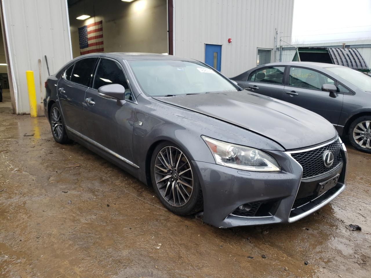 2013 Lexus LS VIN JTHCL5EF6D5019058 Copart auction photo, front end damage thumbnail 4