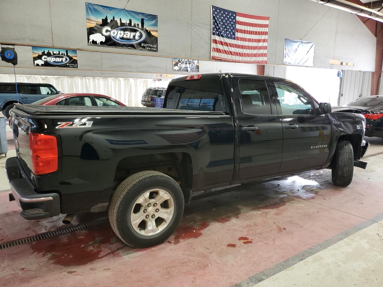 2014 Chevrolet Silverado VIN 1GCVKRECXEZ359737 Copart auction photo, front end damage thumbnail 3