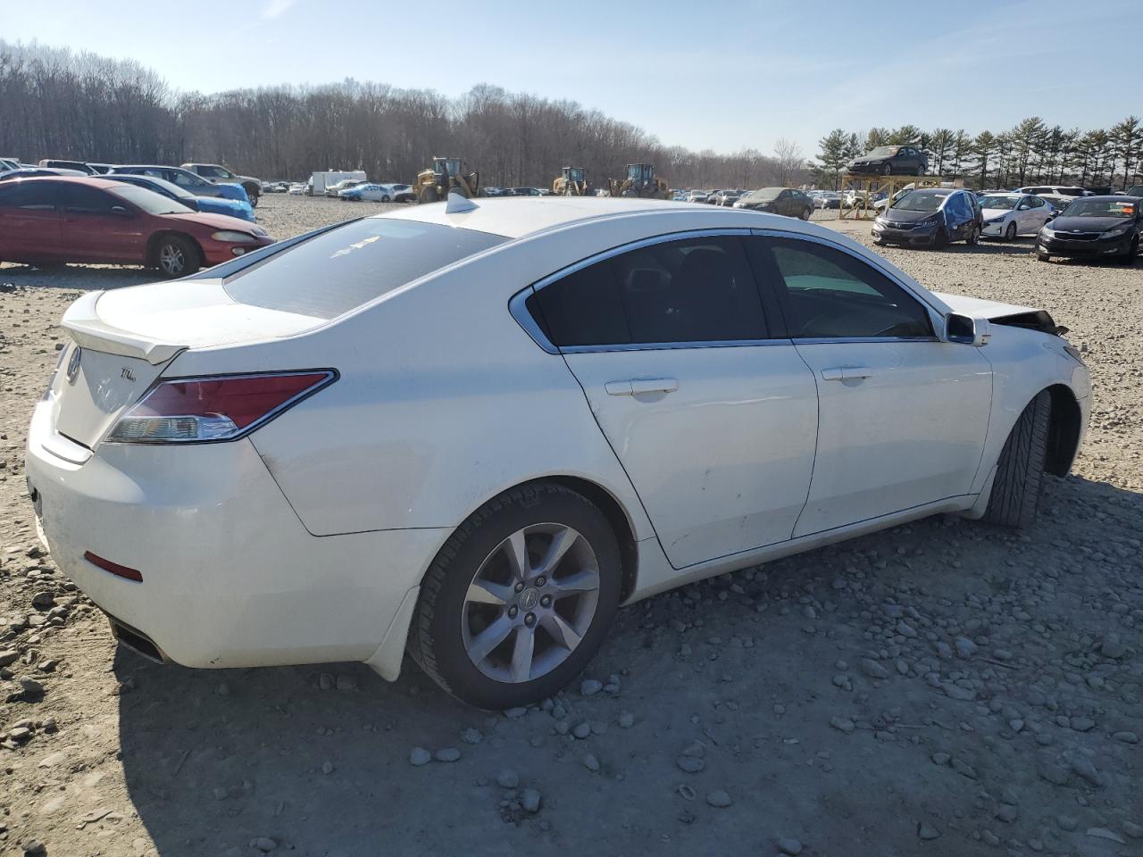 2012 Acura TL VIN 19UUA8F25CA018290 Copart auction photo, front end / rear end damage thumbnail 3