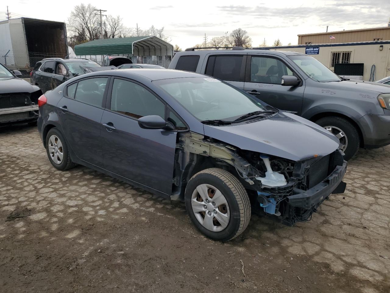 2016 KIA Forte VIN KNAFK4A65G5501071 Copart auction photo, front end damage thumbnail 4