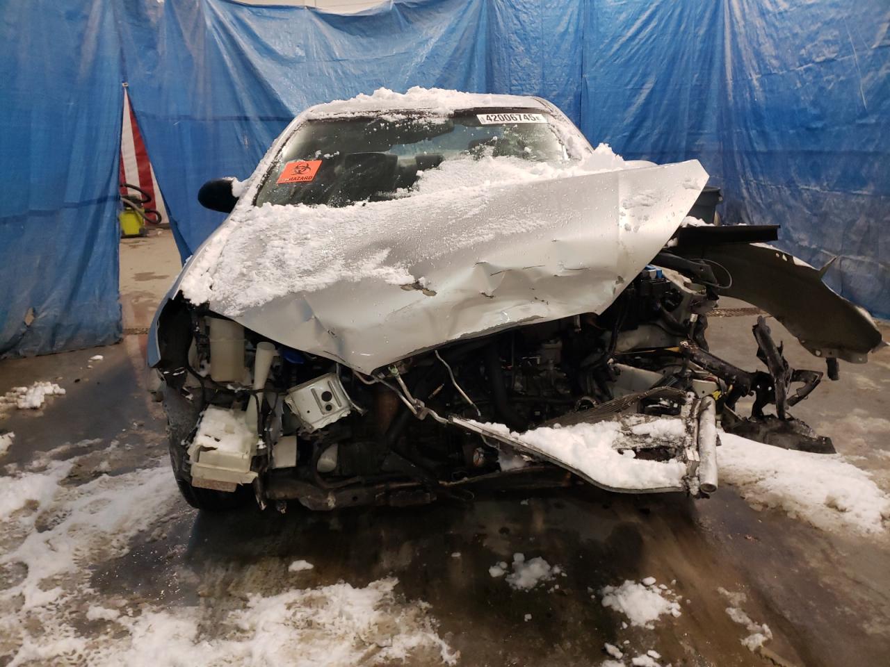 2009 Hyundai Elantra VIN KMHDU46D09U793308 Copart auction photo, front end / side damage thumbnail 5