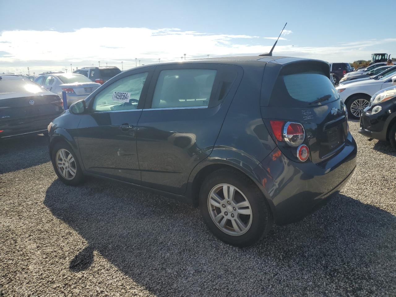 2014 Chevrolet Sonic VIN 1G1JD6SH2E4142678 Copart auction photo, water/flood damage thumbnail 2
