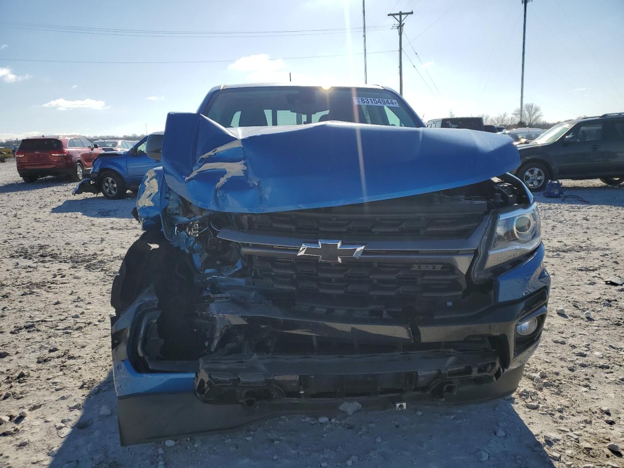 2021 Chevrolet Colorado VIN 1GCGTDEN2M1293868 Copart auction photo, front end damage thumbnail 5