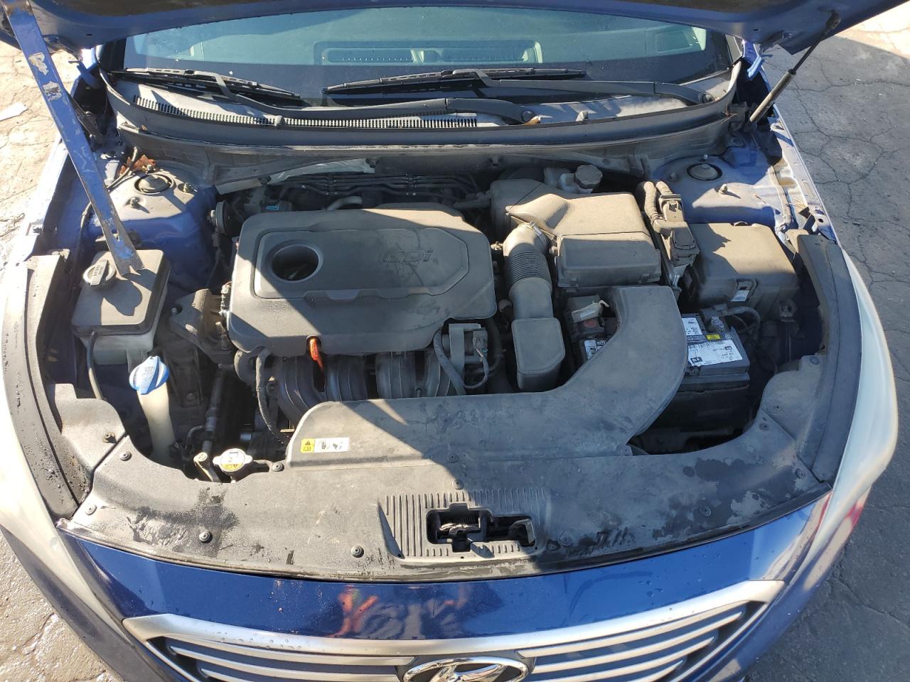 2015 Hyundai Sonata VIN 5NPE24AF6FH048978 Copart auction photo, rear end damage thumbnail 11