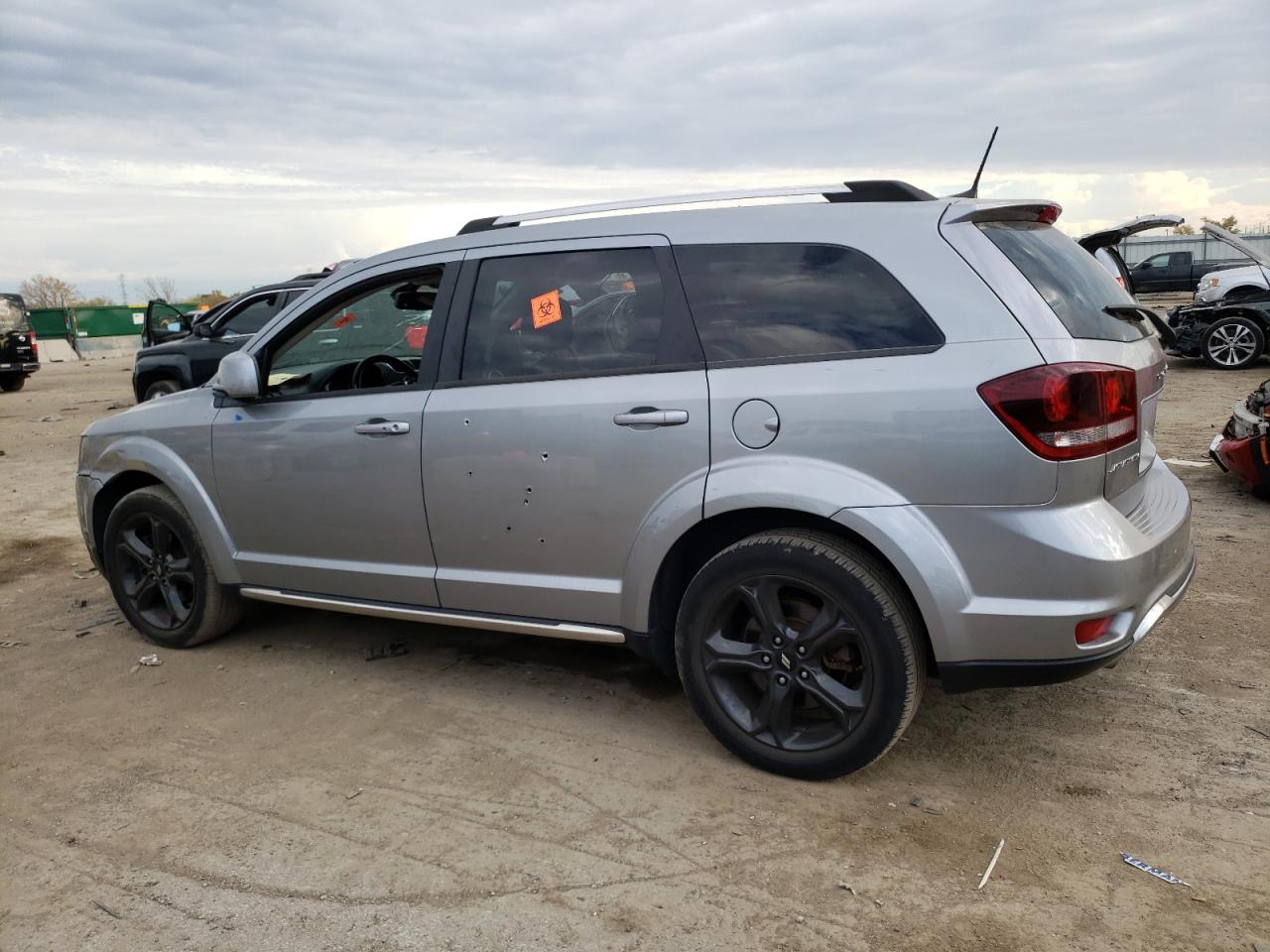 2019 Dodge Journey VIN 3C4PDCGG6KT841284 Copart auction photo, vandalism / front end damage thumbnail 2