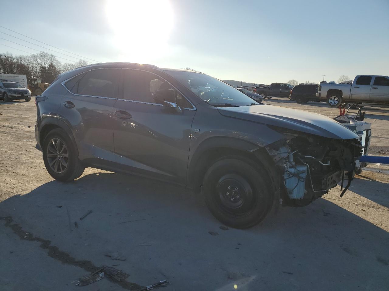 2018 Lexus NX VIN JTJYARBZ8J2089562 Copart auction photo, front end damage thumbnail 4