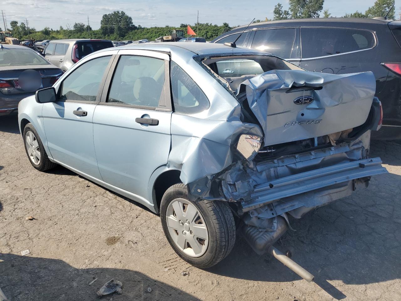2009 Ford Focus VIN 1FAHP34NX9W171361 Copart auction photo, rear end damage thumbnail 2