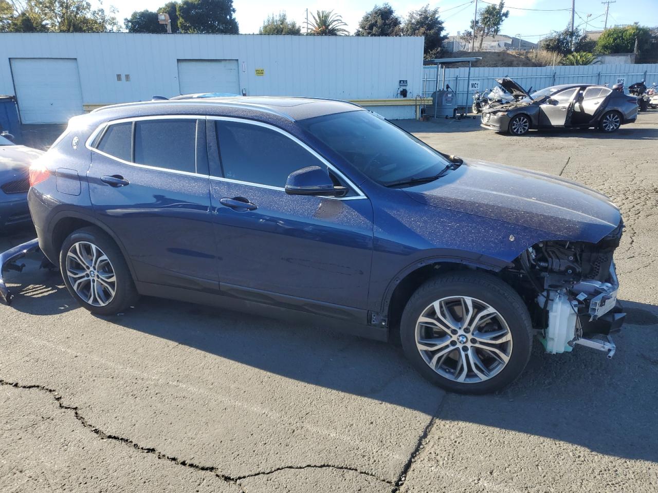 2020 BMW X2 VIN WBXYJ1C04L5N99190 Copart auction photo, front end damage thumbnail 4