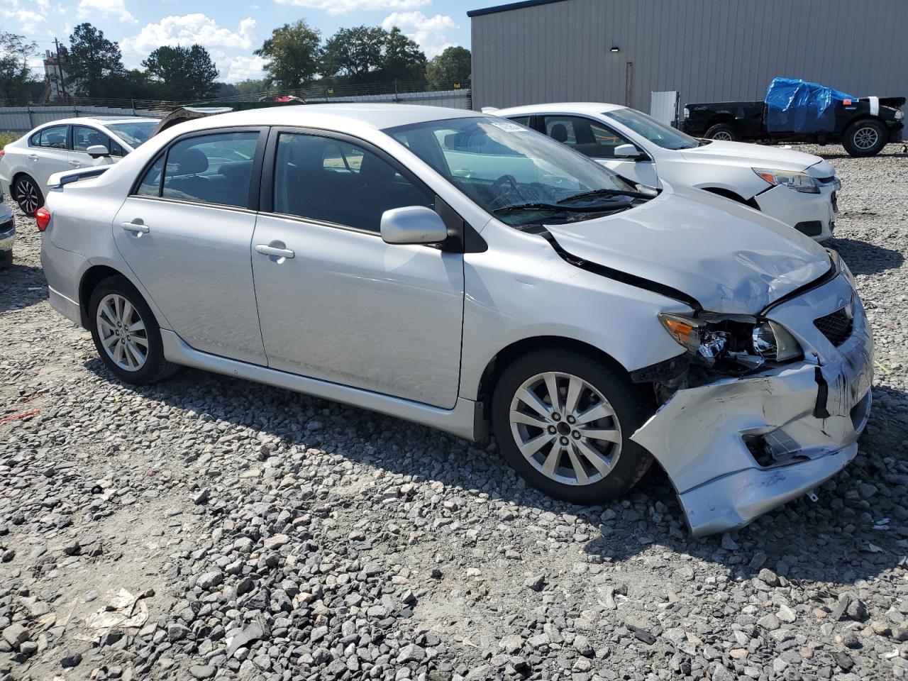 2010 Toyota Corolla VIN 2T1BU4EE7AC487004 Copart auction photo, front end damage thumbnail 4