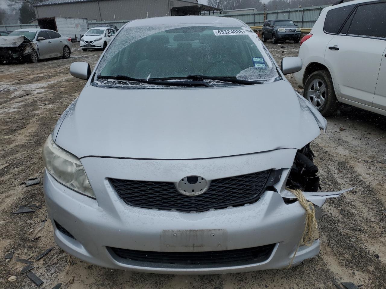 2010 Toyota Corolla VIN 2T1BU4EE4AC332250 Copart auction photo, front end / side damage thumbnail 5
