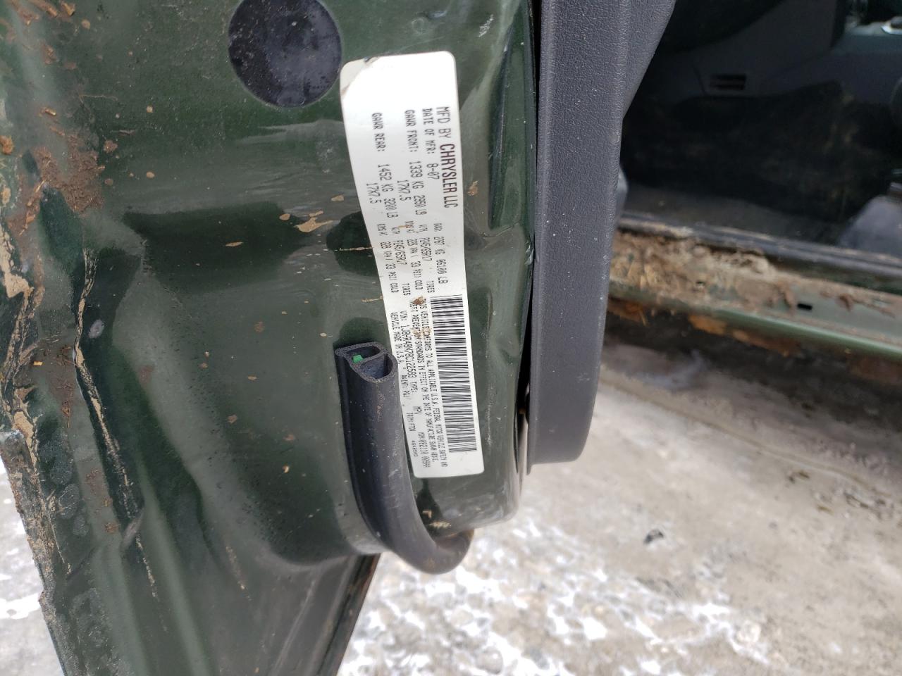 2008 Jeep Grand Cherokee VIN 1J8HR48N78C122583 Copart auction photo, front end / side damage thumbnail 15