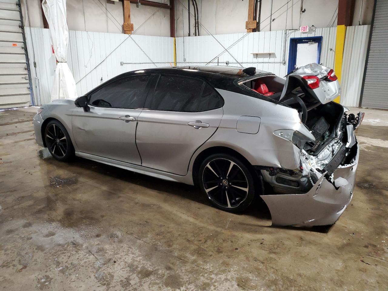 2020 Toyota Camry VIN 4T1K61BK7LU018869 Copart auction photo, rear end / side damage thumbnail 2