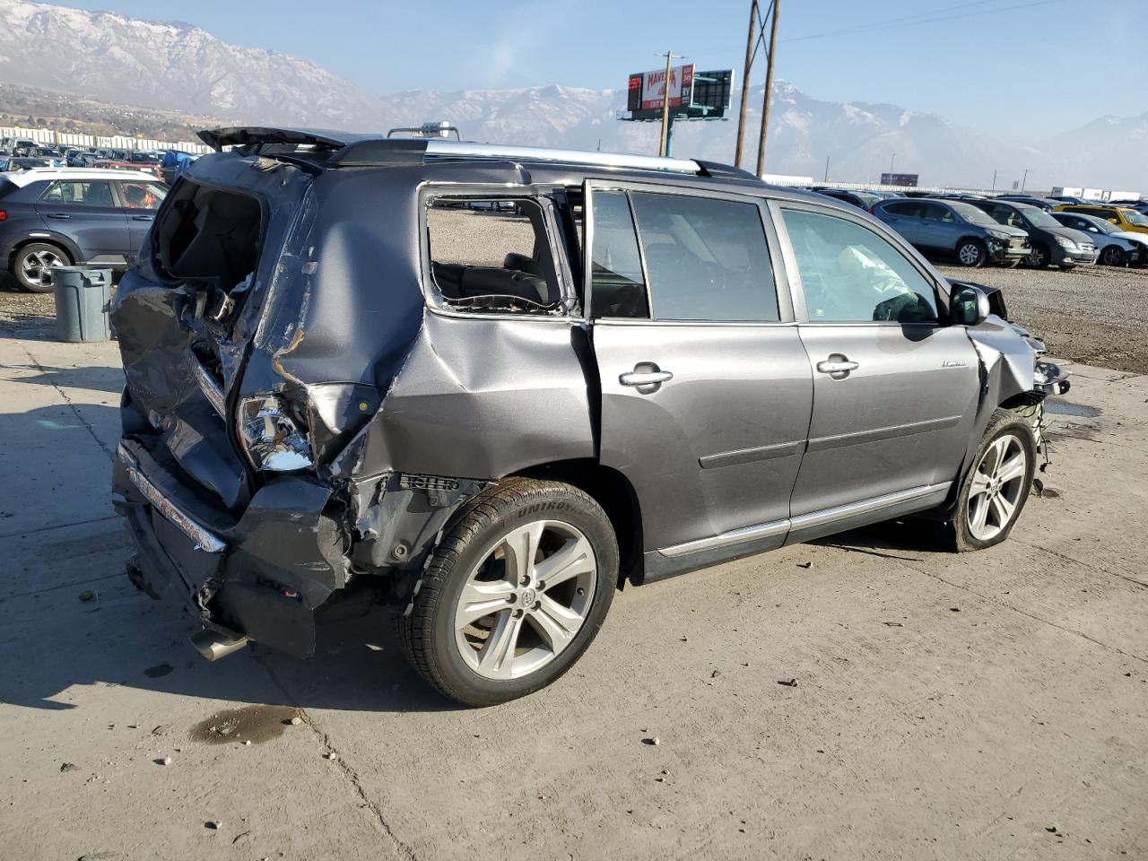 2012 Toyota Highlander VIN 5TDDK3EH6CS158274 Copart auction photo, all over damage thumbnail 3