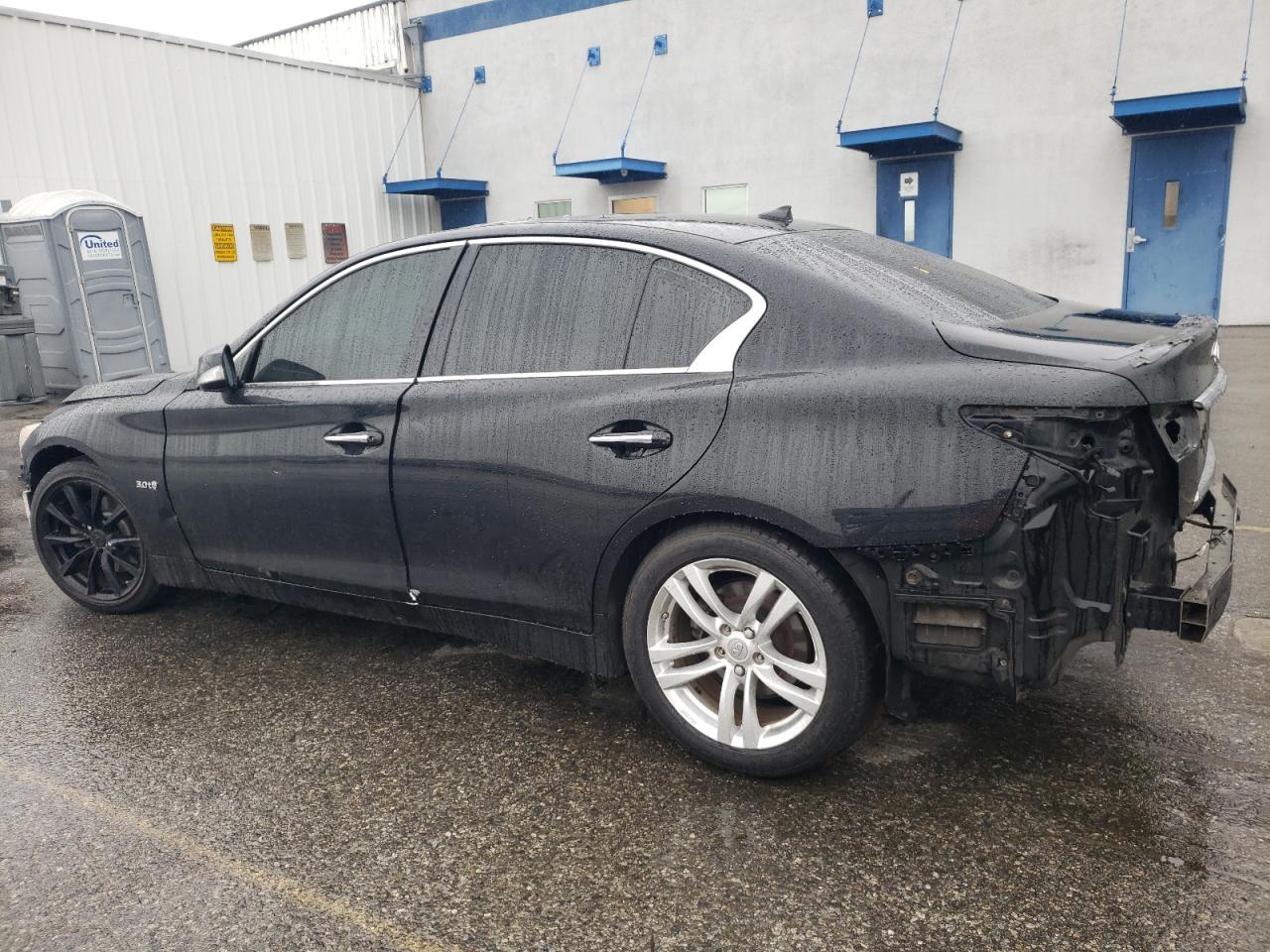 2017 Infiniti Q50 VIN JN1EV7AP4HM734434 Copart auction photo, vandalism / front end damage thumbnail 2