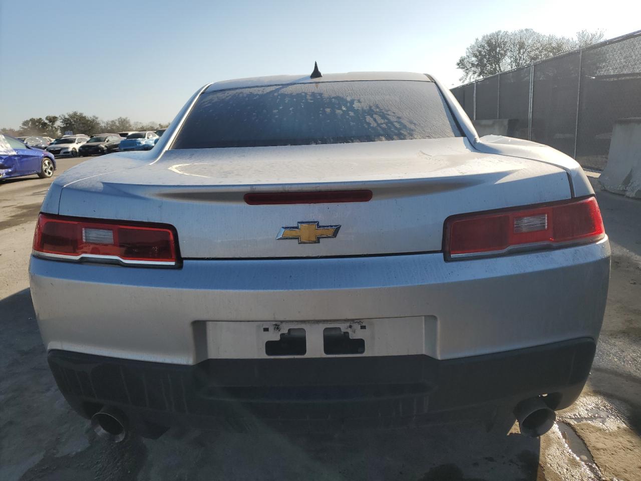 2014 Chevrolet Camaro VIN 2G1FA1E33E9323822 Copart auction photo, rear end / side damage thumbnail 6