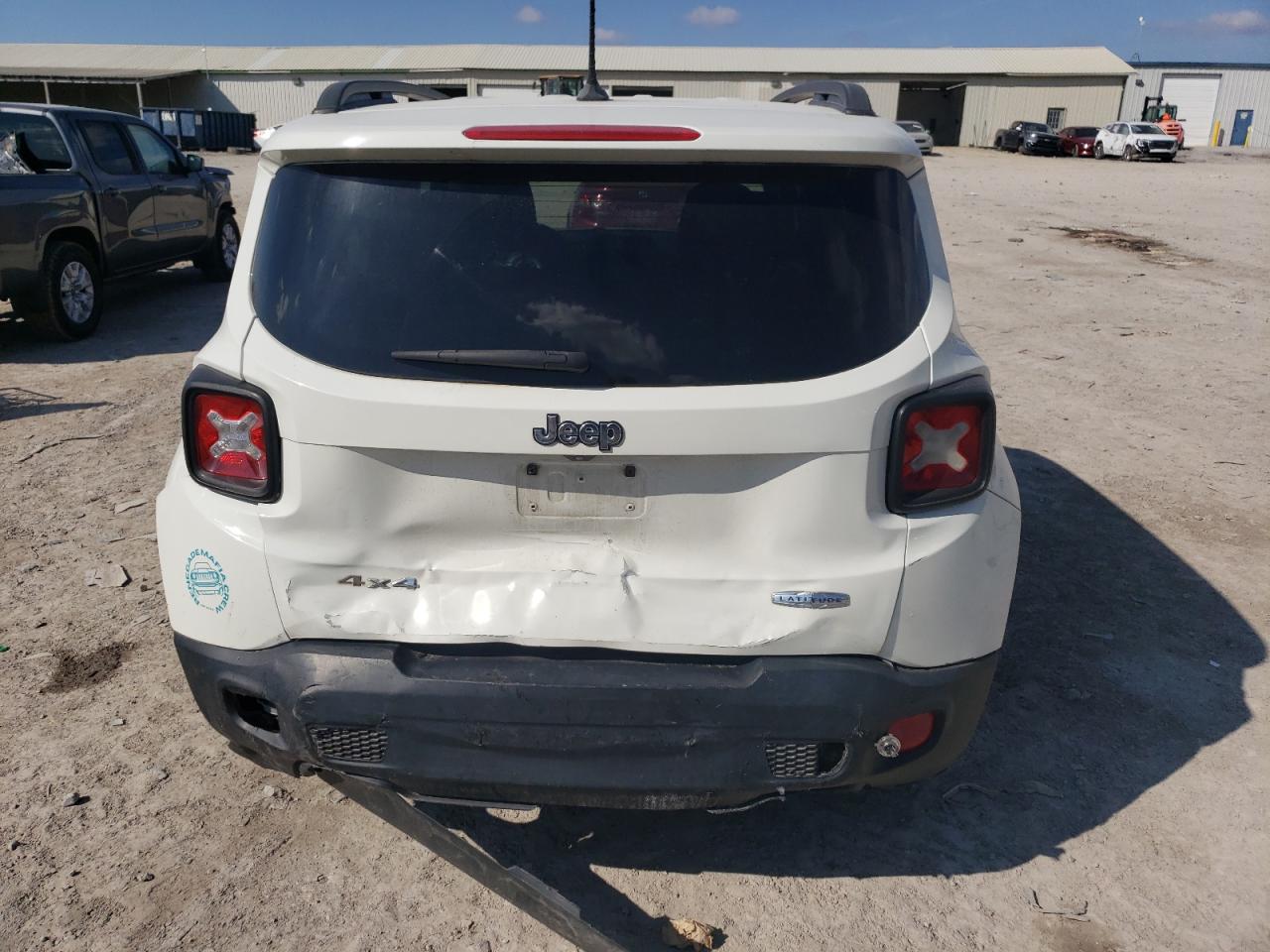 2015 Jeep Renegade VIN ZACCJBBT0FPB47127 Copart auction photo, rear end damage thumbnail 6