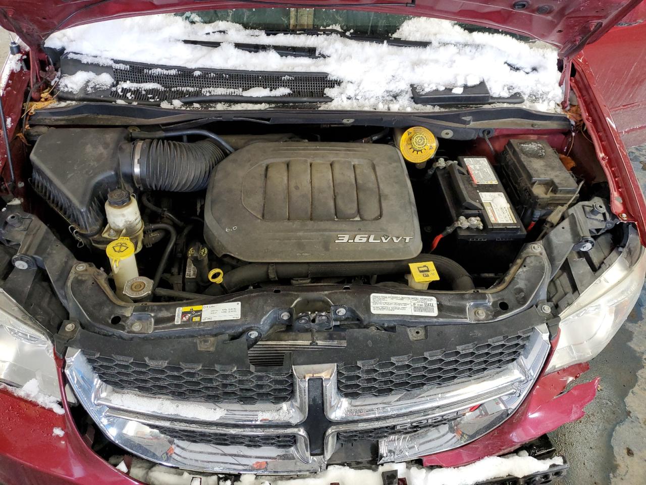 2014 Dodge Caravan VIN 2C4RDGCG5ER181932 Copart auction photo, front end damage thumbnail 13