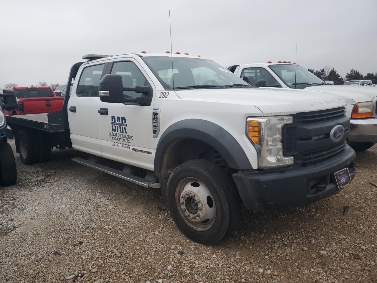 2017 Ford F450 VIN 1FD0W4HT8HEE84868 Copart auction photo, side damage thumbnail 4