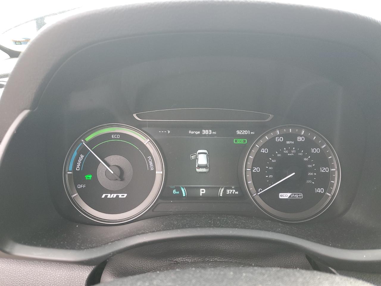 2018 KIA Niro VIN KNDCC3LD3J5191471 Copart auction photo, front end / side damage thumbnail 9