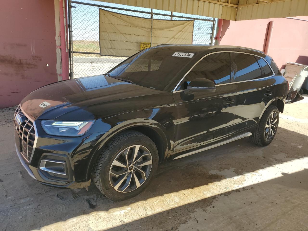 2021 Audi Q5 VIN WA1BAAFY4M2016277