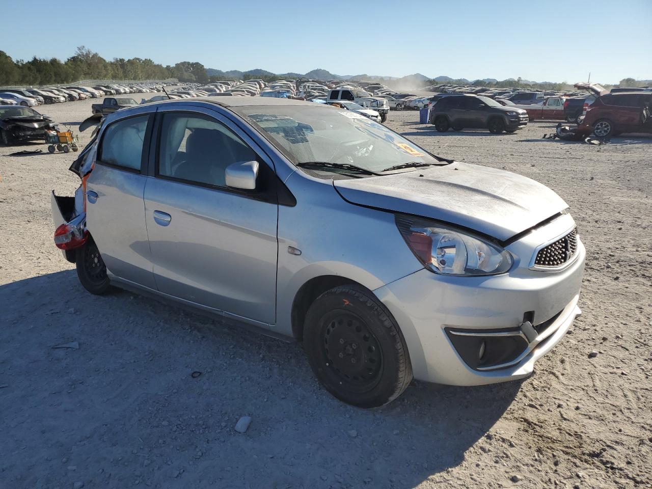 2020 Mitsubishi Mirage VIN ML32A3HJ7LH001868 Copart auction photo, all over damage thumbnail 4