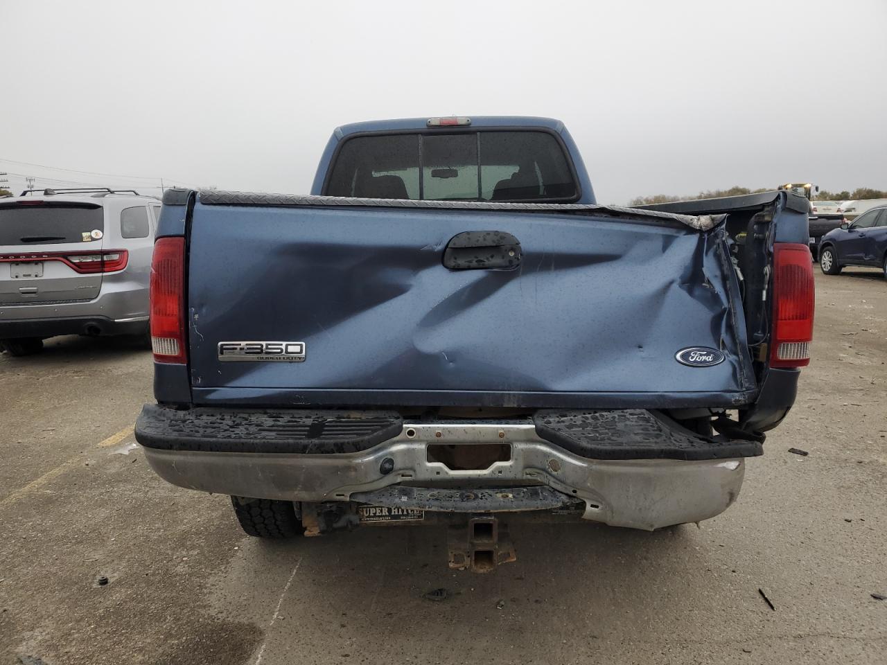 2006 Ford F350 VIN 1FTWW31P06EC89186 Copart auction photo, rear end / frame damage damage thumbnail 6
