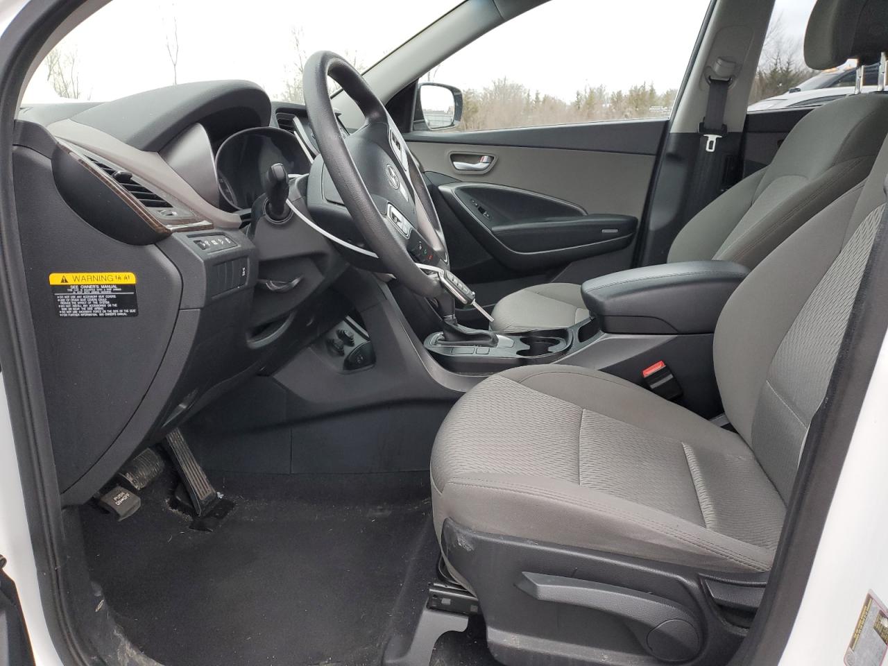 2017 Hyundai Santa Fe VIN 5NMZTDLB2HH020975 Copart auction photo, front end damage thumbnail 7