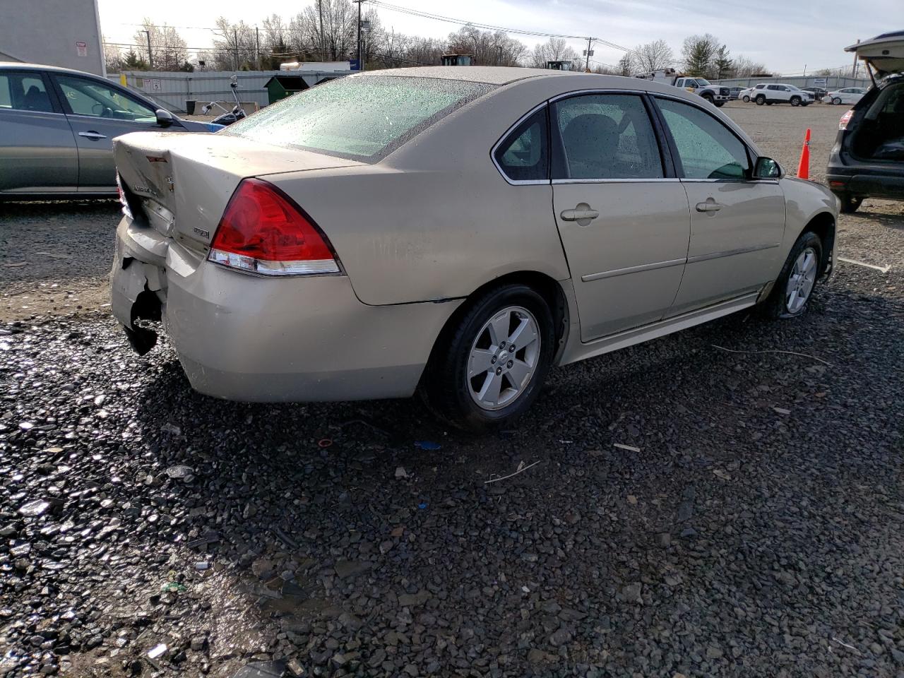 2010 Chevrolet Impala VIN 2G1WB5EKXA1165533 Copart auction photo, all over damage thumbnail 3