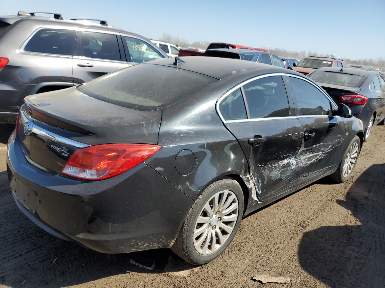 2011 Buick Regal VIN W04GR5EC5B1009773 Copart auction photo, side / minor dent/scratches damage thumbnail 3