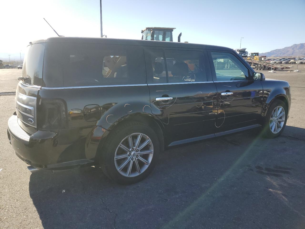 2016 Ford Flex VIN 2FMGK5D84GBA01128 Copart auction photo, rear end / side damage thumbnail 3