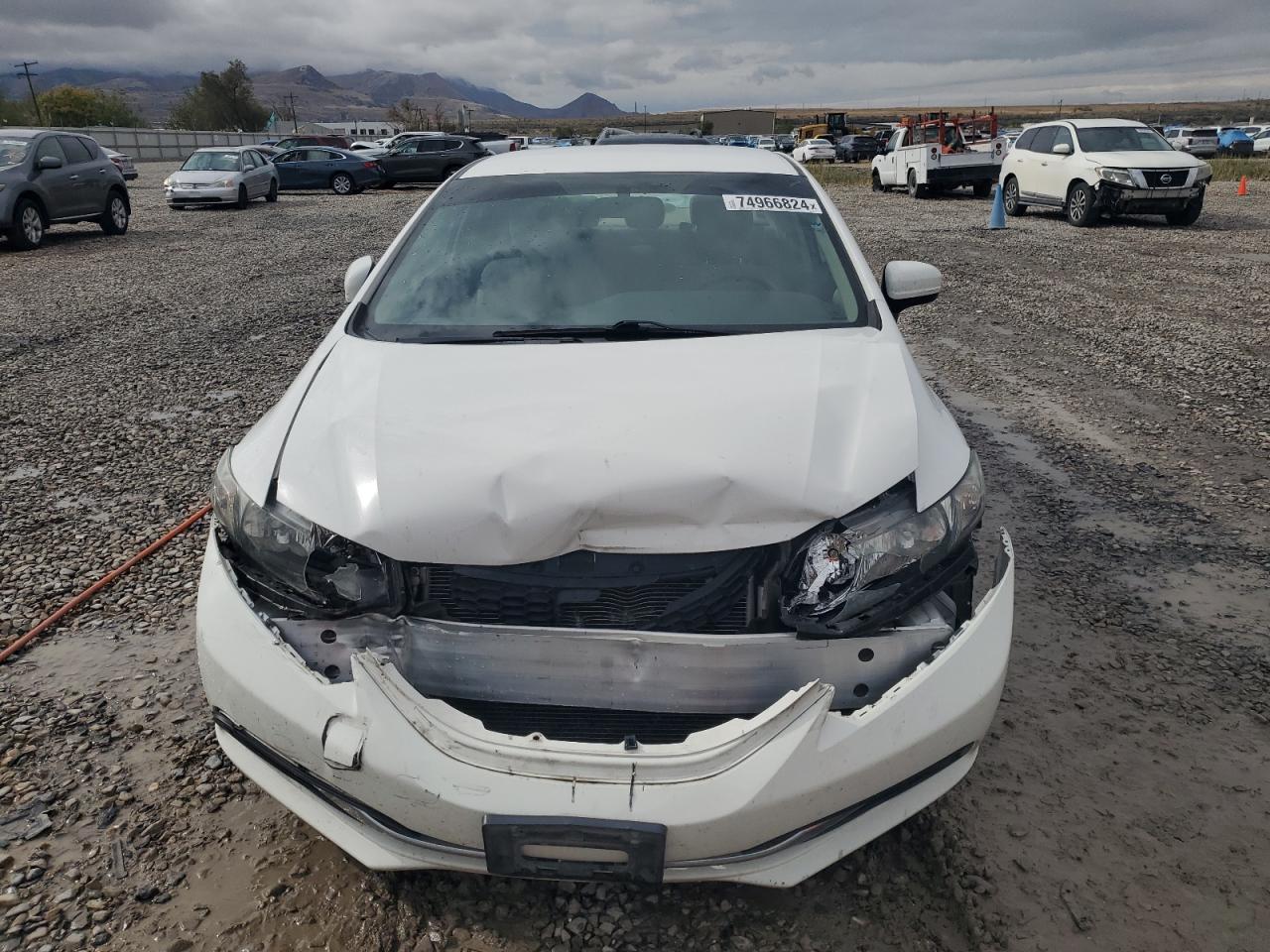 2015 Honda Civic VIN 19XFB2F79FE077874 Copart auction photo, front end damage thumbnail 5