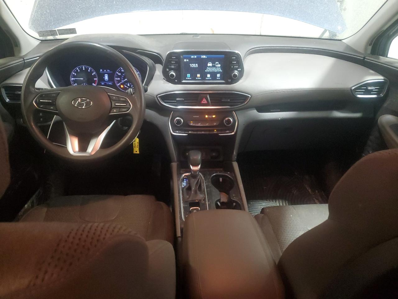 2019 Hyundai Santa Fe VIN 5NMS2CAD4KH033365 Copart auction photo, front end / minor dent/scratches damage thumbnail 8