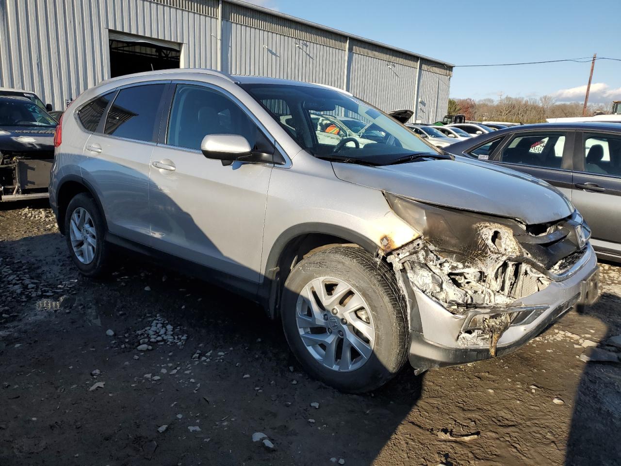 2016 Honda CR-V VIN 5J6RM4H78GL042522 Copart auction photo, burn damage thumbnail 4