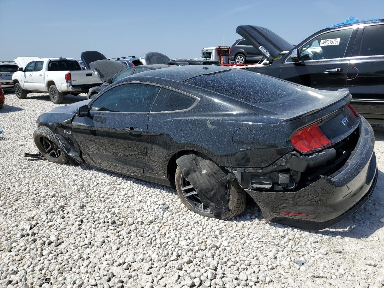 2019 Ford Mustang VIN 1FA6P8CF3K5186276 Copart auction photo, undercarriage / all over damage thumbnail 2