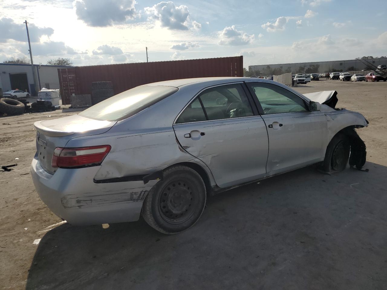 2007 Toyota Camry VIN 4T1BE46K07U726238 Copart auction photo, front end / rear end damage thumbnail 3