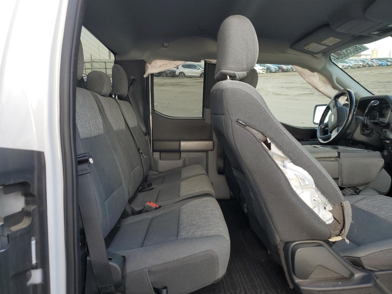 2021 Ford F-150 VIN 1FTFX1E83MKE43473 Copart auction photo, front end / rear end damage thumbnail 11
