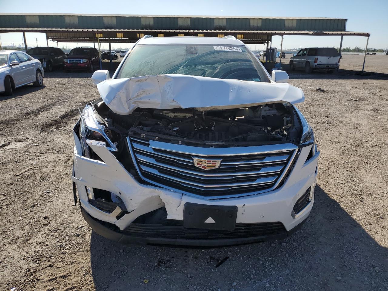 2018 Cadillac XT5 VIN 1GYKNERS3JZ176074 Copart auction photo, undercarriage / front end damage thumbnail 5