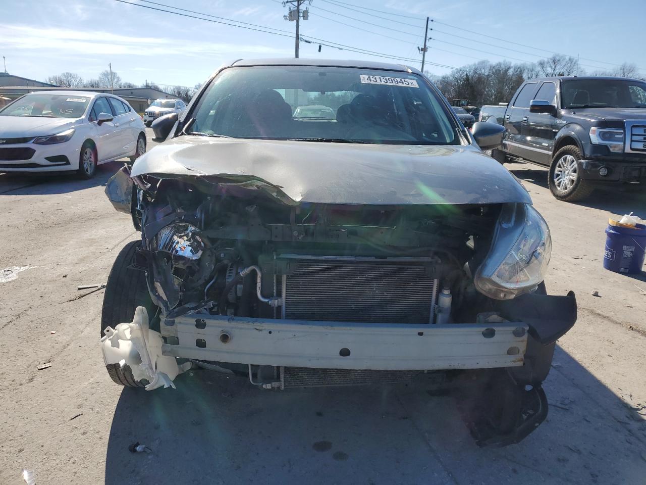 2019 Nissan Versa VIN 3N1CN7AP5KL871150 Copart auction photo, front end damage thumbnail 5