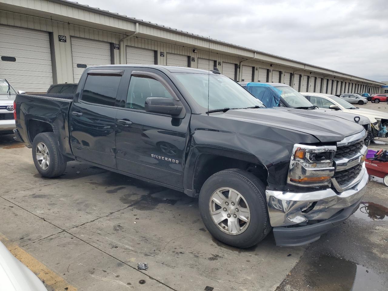 2018 Chevrolet Silverado VIN 3GCPCREC6JG555254 Copart auction photo, all over damage thumbnail 4