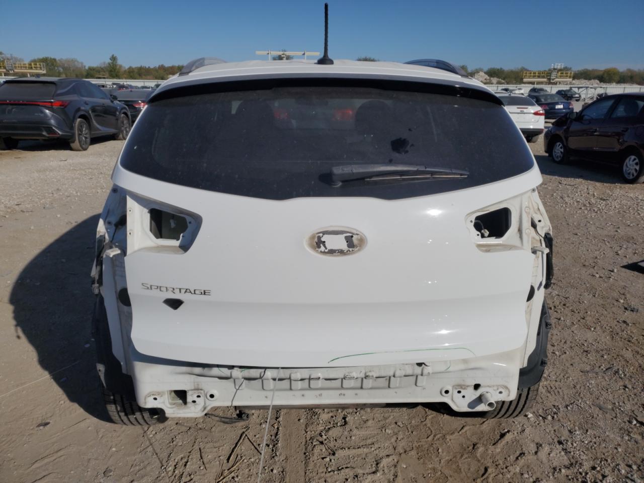 2011 KIA Sportage VIN KNDPB3A2XB7093677 Copart auction photo, rear end damage thumbnail 6